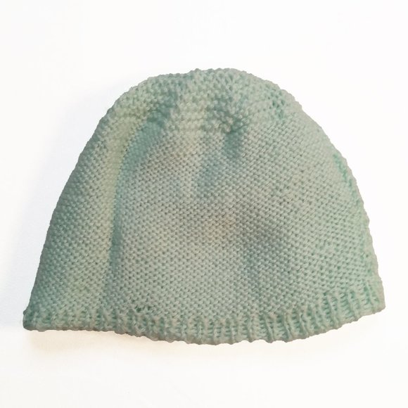 Handmade Seafoam Knit Baby Hat Size Unknown - Picture 2 of 2
